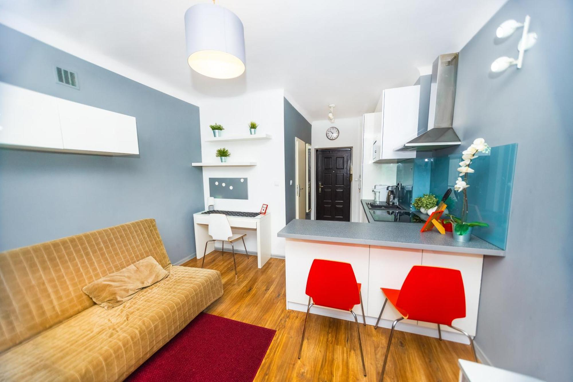 Cozy Studio Next To The Metro And City Center วอร์ซอ ภายนอก รูปภาพ